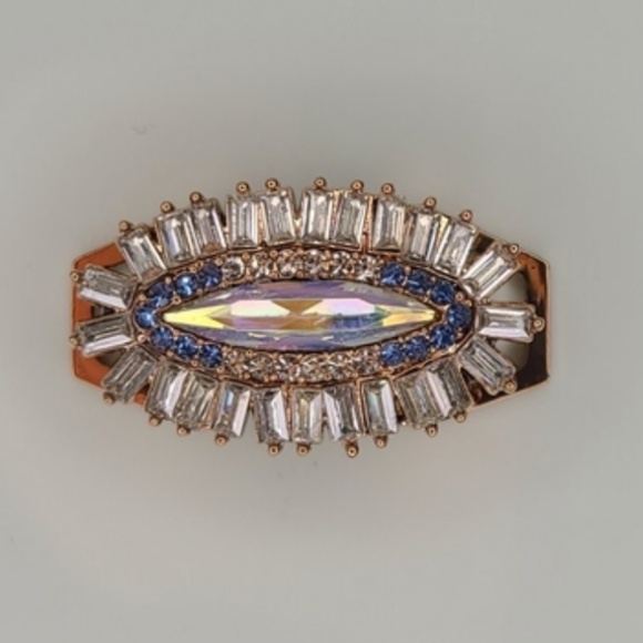 NWT Stella & Dot - Keep Collective royal blue/light blue leather band with charm - Picture 6 of 6